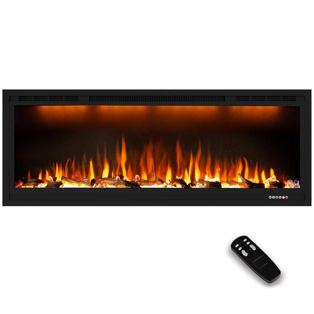 Prismaster Keeps Your Home Stylish 60 In Wifi Electric Fireplace Insert With Vioce Control 9765