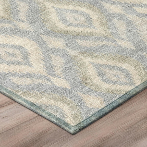 Chantille Machine Washable Indoor/Outdoor Abstract ACN3069 Gray 10 ft. x 14 ft. Area Rug