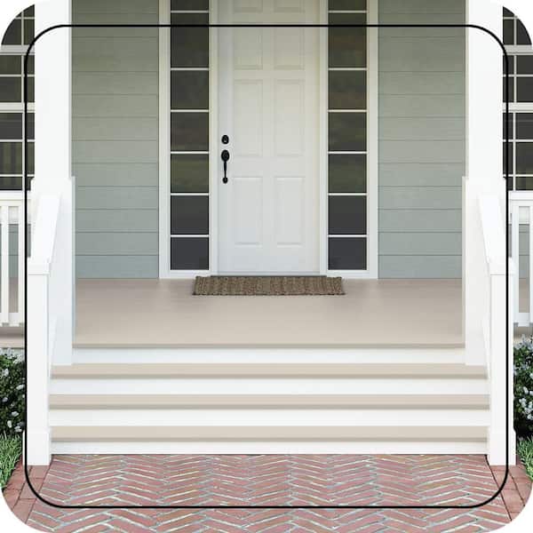 1 gal. #HDC-CT-19 Windrush Textured Low-Lustre Enamel Interior/Exterior Porch and Patio Anti-Slip Floor Paint