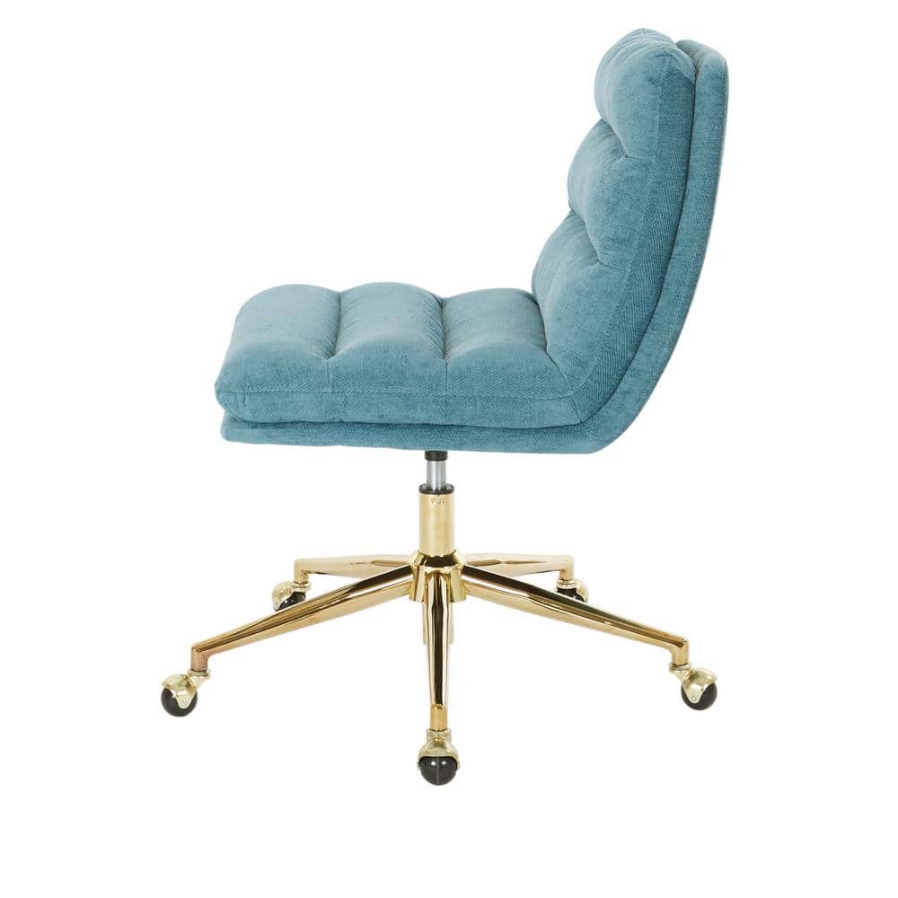 Legacy Sky Gold Armless Swivel Executive Office Chair