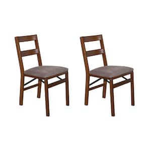 Classic Upholstered Seat Folding Chair Set, Multi-Colored (2 Pack)