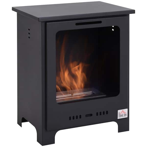 Siavonce 19.75 in. Ethanol Fireplace, Freestanding Alcohol Fireplace