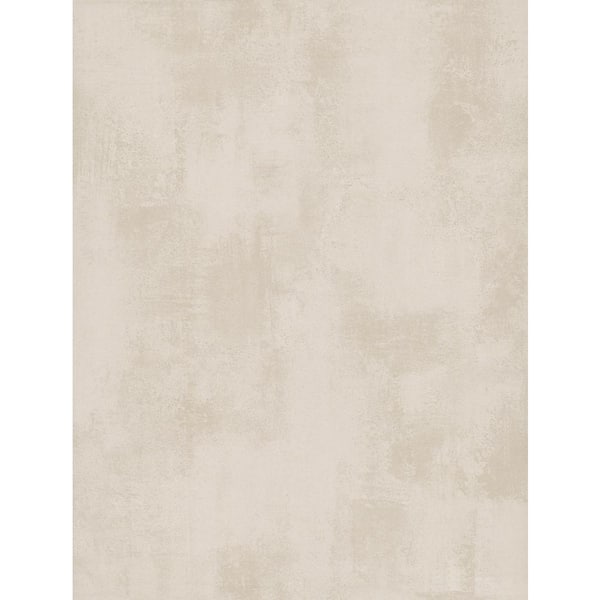 396 in. x 20.9 in. Beige Italian Plaster Wallpaper Roll