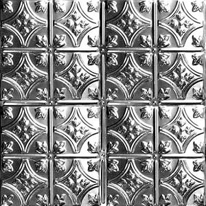 2 ft. x 2 ft. Lay-in Suspended Grid Tin Ceiling Tile in Clear Lacquer (24 sq. ft. / case)