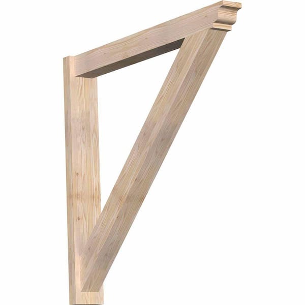 Ekena Millwork 6 in. x 42 in. x 42 in. Traditional Smooth Douglas Fir Outlooker