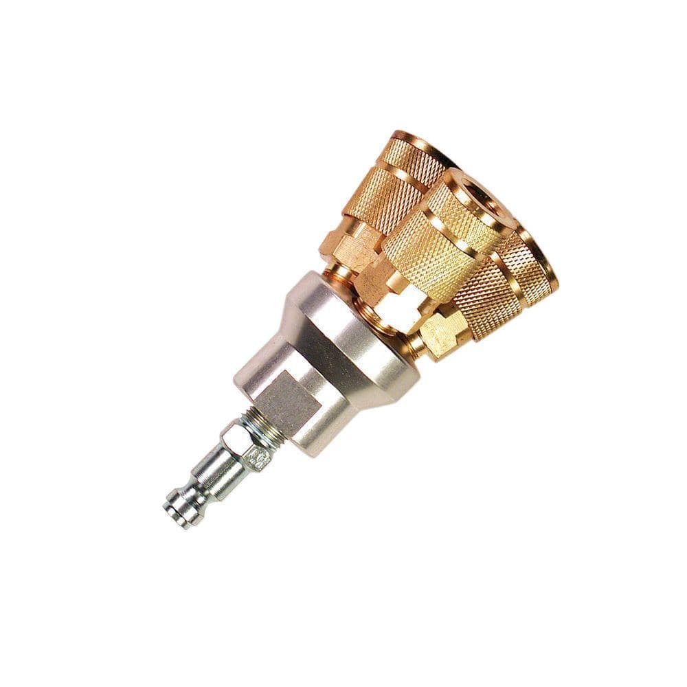 3-Way Round Air Manifold with 1/4 in. 6-Ball Brass Couplers price history on PriceWatchPro