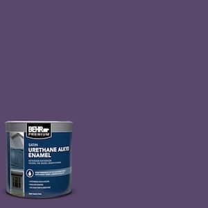 1 qt. #P570-7 Proper Purple Satin Enamel Urethane Alkyd Interior/Exterior Paint