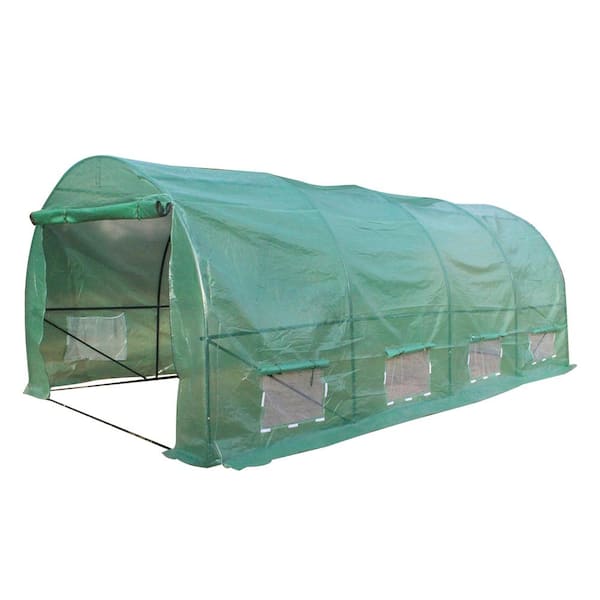 Karl home 20 ft. W x 10 ft. D x 7 ft. H Plastic Walk-In Greenhouse