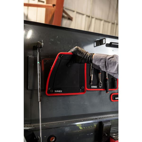 Sunex 10 in. x 10 in. x .5 in. Folding Magnetic PVC Tray SXMAGBOWL