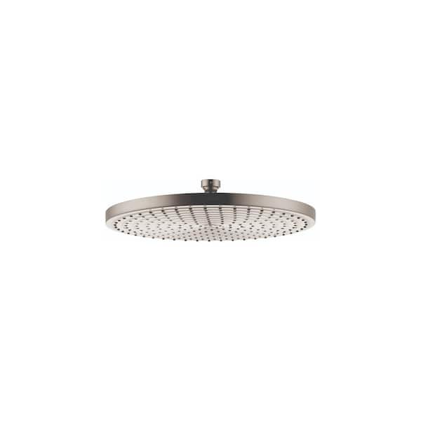 Raindance 300 Air 1-Spray Patterns with 2.5 GPM 12 in. Ceiling Mount Fixed Shower Head in Brushed Nickel