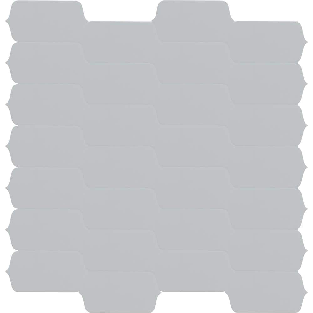 Victorian Gris Picket 4 in. x 8 in. Glossy Ceramic Patterned Look Wall Tile (10 sq. ft./Case) price history on PriceWatchPro