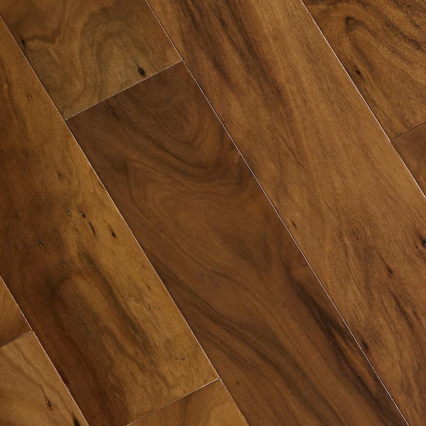 Hand Scraped Natural Acacia 3/4 in. Thick x 4-3/4 in. Wide x Random Length Solid Hardwood Flooring (18.7 sq. ft. / case)