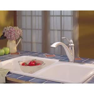 Marielle Single-Handle Pull-Out Sprayer Kitchen Faucet in Stainless Steel