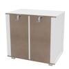 Polifurniture Madison 4-Piece White Wood Queen Size Bedroom Set 402305430001
