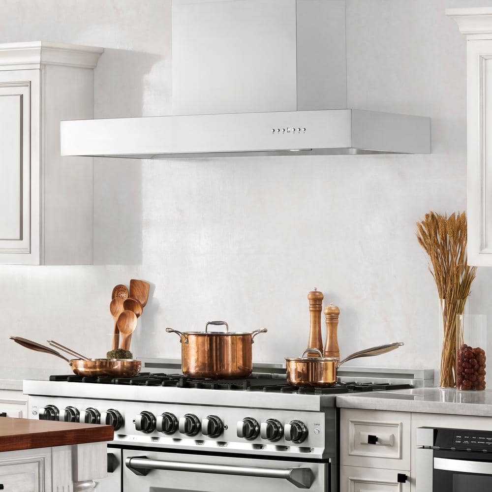36" Stainless Steel Convertible Wall Mounted Range Hood