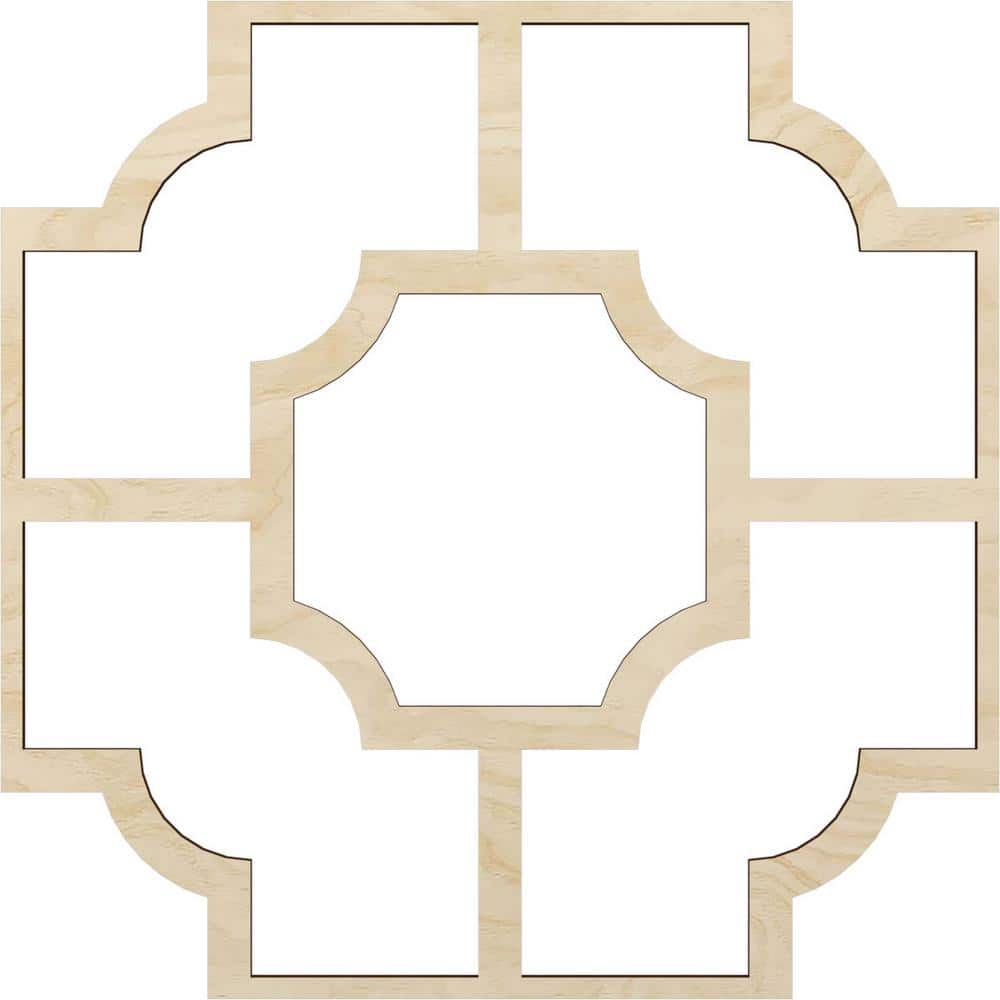 Large Bradley Fretwork 3/8 in. x 6 ft. x 6 ft. Brown Wood Decorative Wall Paneling 1-Pack price history on PriceWatchPro
