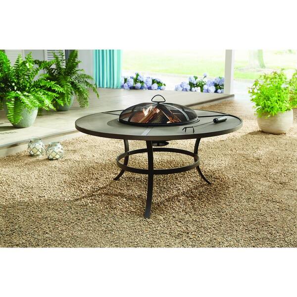 Round Wood Burning Fire Pit, Home Depot Fire Pit Table