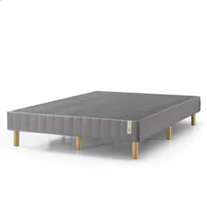 GOOD DESIGN Winner - Justina Grey Twin 14 In. Quick Snap Standing Mattress Foundation Box Spring