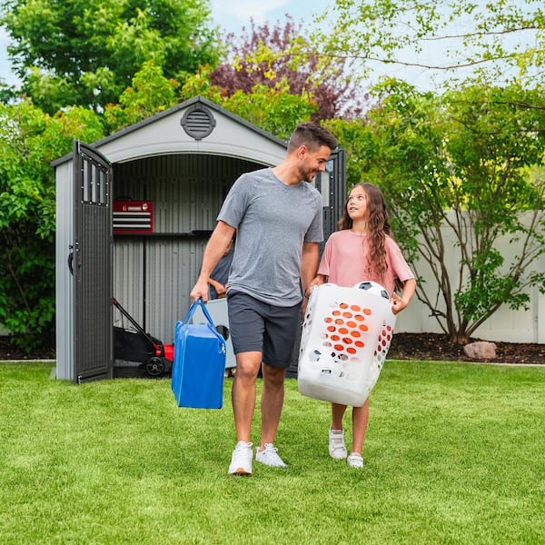 Lifetime Classic 8 ft. W x 5 ft. D Resin Shed 60468 - The Home Depot