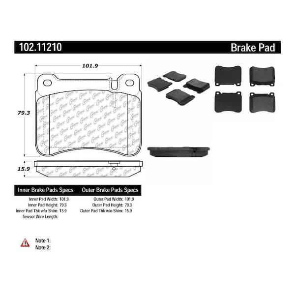 Centric Parts Disc Brake Pad Set