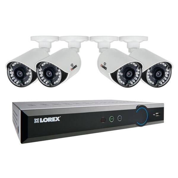 Lorex 8-Channel 960H Surveillance System 1TB HDD and (4) 700 TVL Cameras