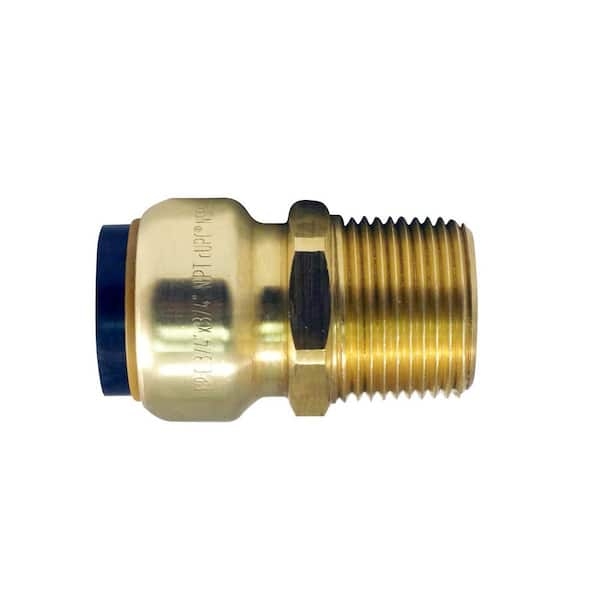 Tectite 3/4 in. Brass Push-to-Connect x Male Pipe Thread Adapter ...