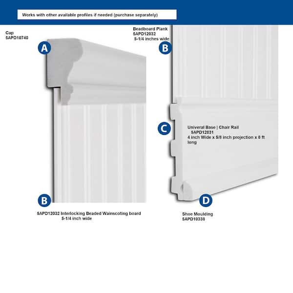 Bead board, polystyrene, white, 13 x 8-7/8 inch rectangle. Sold