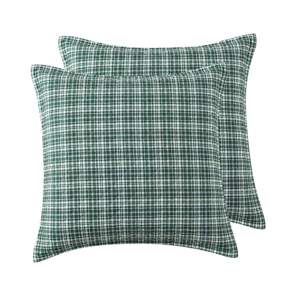Bramble Floral Green Cotton Full/Queen Duvet Cover Set