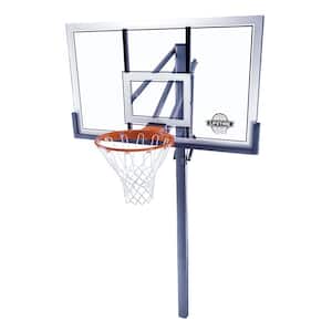 54 in. Acrylic Power Lift In-Ground Basketball System