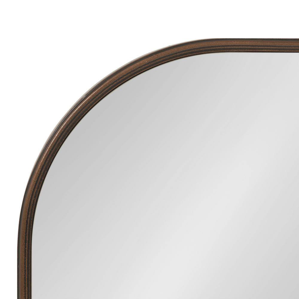 Caskill 36" x 24" Bronze Arched Wall Mirror