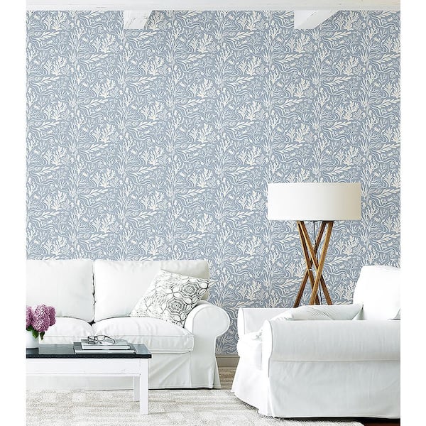 Tides Placid Vinyl Peel and Stick Wallpaper Roll (Covers 30.75 sq. ft.)