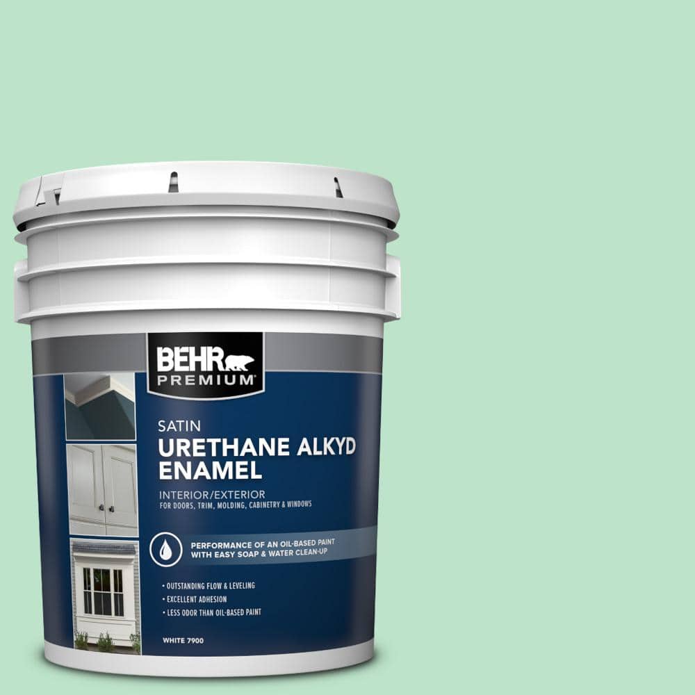 5 gal. #P410-2 Spearmints Urethane Alkyd Satin Enamel Interior/Exterior Paint price history on PriceWatchPro