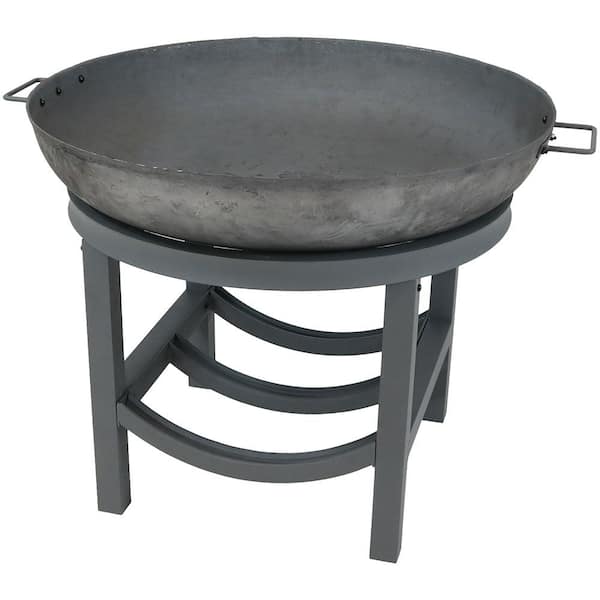 Sunnydaze 40 Cast Iron Fire Pit with Cooking Ledge