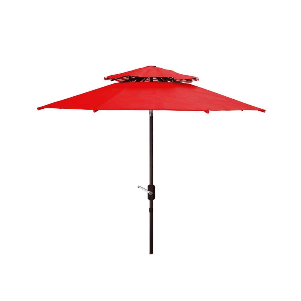 Athens 9 ft. Aluminum Patio Umbrella in Red price history on PriceWatchPro