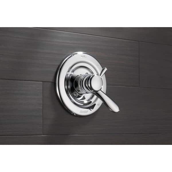 Lahara Monitor 17 Series 1-Handle Volume and Temperature Control Valve Trim Kit in Chrome (Valve Not Included)