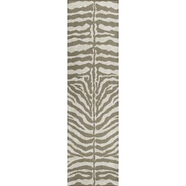 Addison Rugs Safari Brown 2 ft. 3 in. x 7 ft. 6 in. Indoor/Outdoor