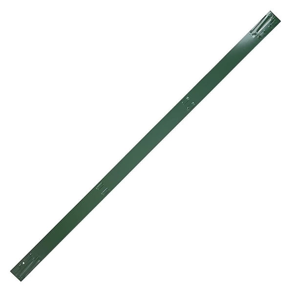 Vigoro 8 ft. Green Steel Edging with 4 Stakes