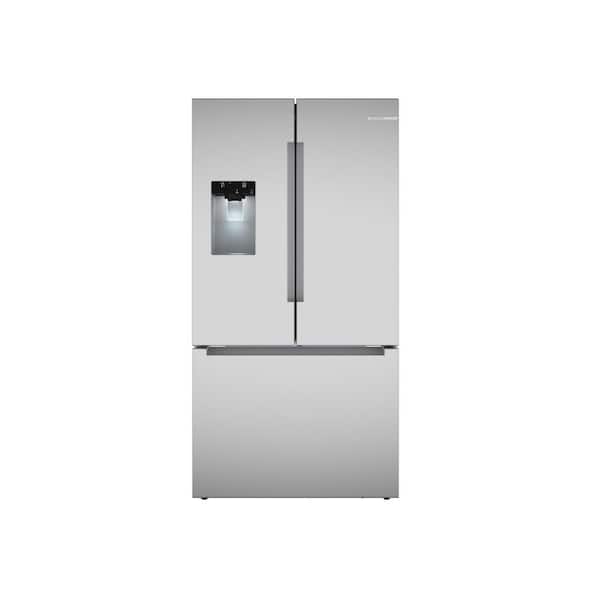 100 Series 36 in. W 21.6 cu. ft. Smart Counter Depth French Door Refrigerator in Stainless Steel, External Water and Ice