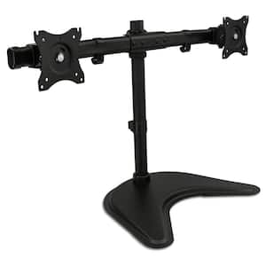 13 in. to 27 in. Freestanding Dual Monitor Desk Stand for Screens
