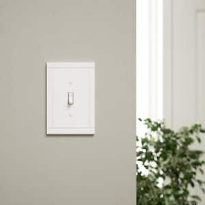 Belfast Pure White 1-Gang Single Light Switch/Toggle Wall Plate (3-Pack)