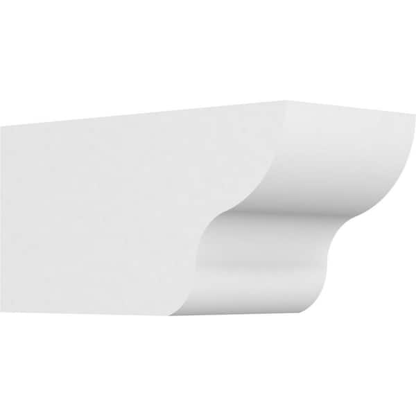 Ekena Millwork 6 in. x 6 in. x 12 in. Standard Greensboro Architectural Grade PVC Rafter Tail Brace