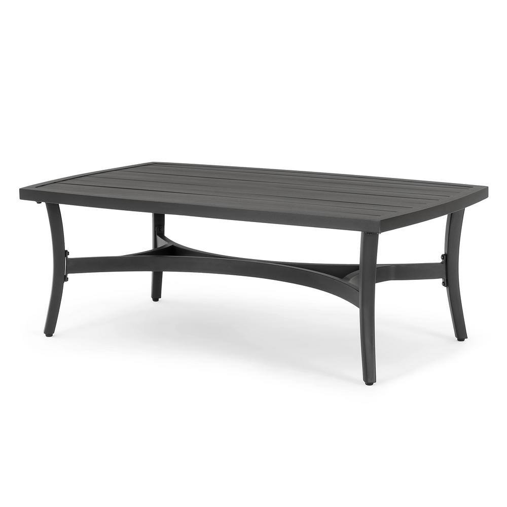 Venetia 5-Piece Gray Aluminum Outdoor Patio Seating Set