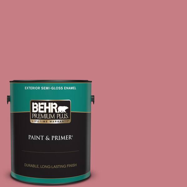 BEHR PREMIUM PLUS 1 gal. #M150-5 Enamored Semi-Gloss Enamel Exterior Paint & Primer
