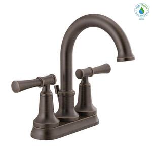 Chamberlain 4 in. Centerset 2-Handle Bathroom Faucet in Venetian Bronze