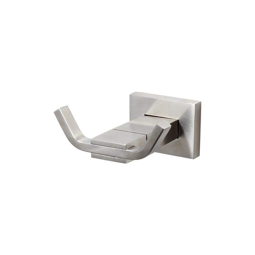 Avalon Brushed Stainless Steel Double Bathrobe Hook