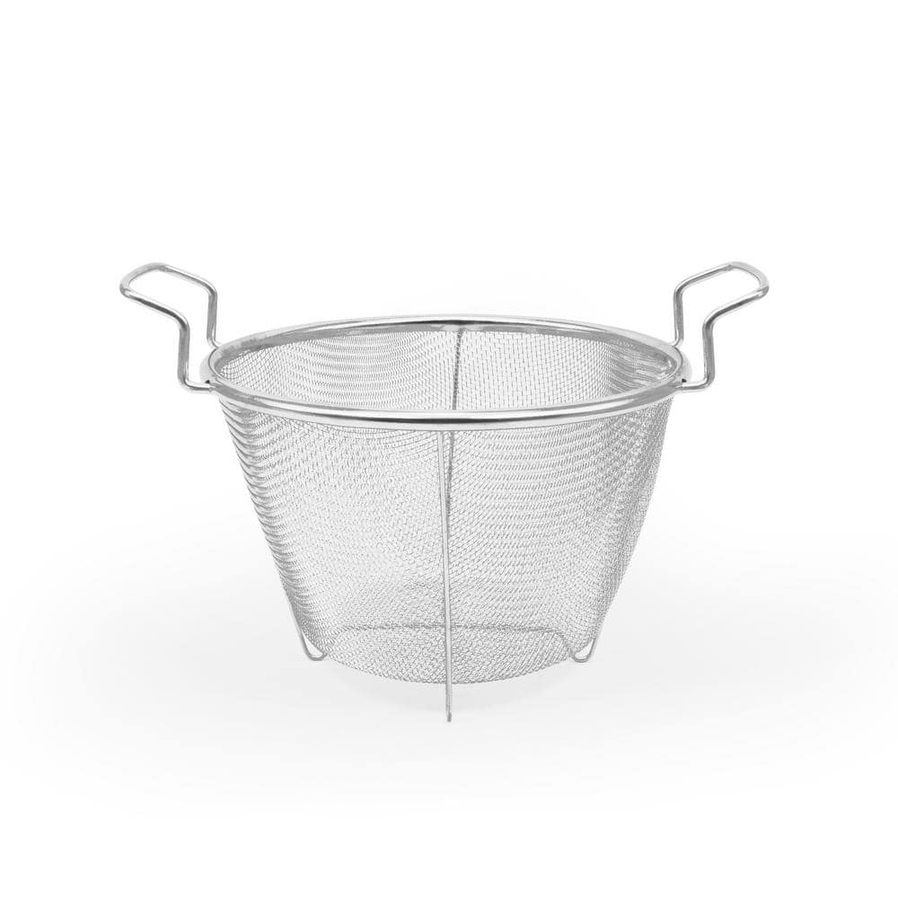 ExcelSteel 7 in. Stainless Steel Deep Mesh Colander w/Handles