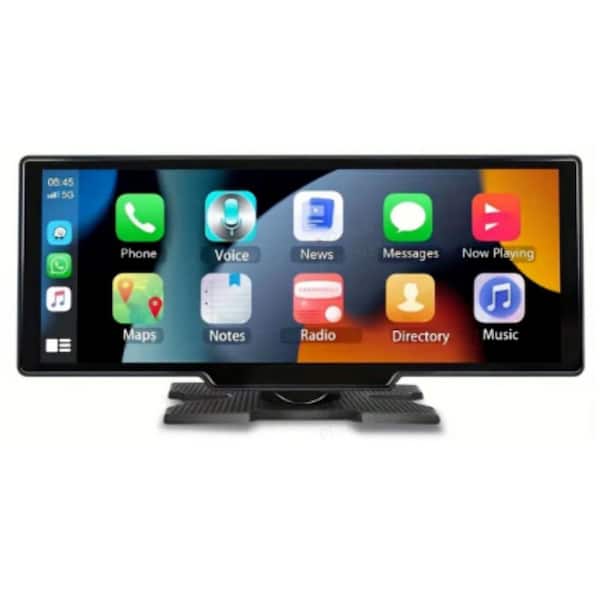 10.26 in. HD Touch Screen Car Stereo, with CarPlay, Android Auto, FM Radio, Voice Control, Dual Cameras