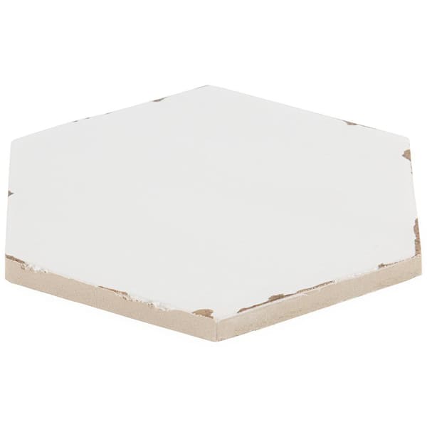 Ivy Hill Tile Alexandria 5.5 in. x 6 in. White Porcelain