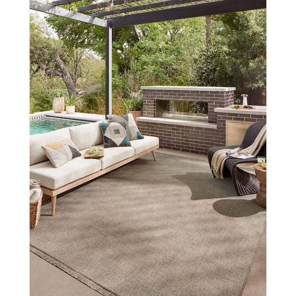 ラグ・カーペット DAWN RUG Loloi Dawn 7 ft. 8 in. x 10 ft. Natural Indoor/Outdoor Area Rug