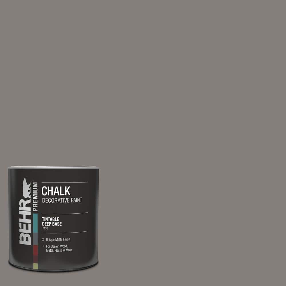 1 qt. #PPU18-17 Suede Gray Interior Chalk Finish Paint